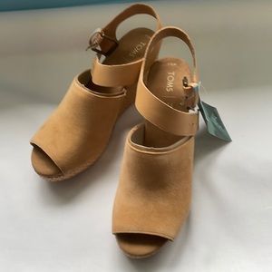Toms Suede Wedges